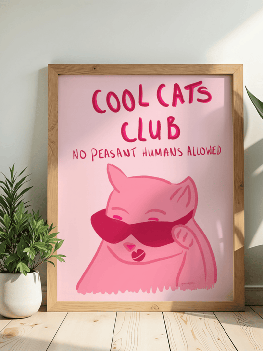 Cool cats club, no peasant humans allowed