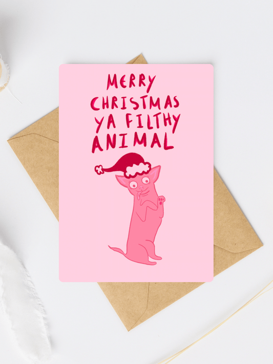 Merry christmas you filthy animal